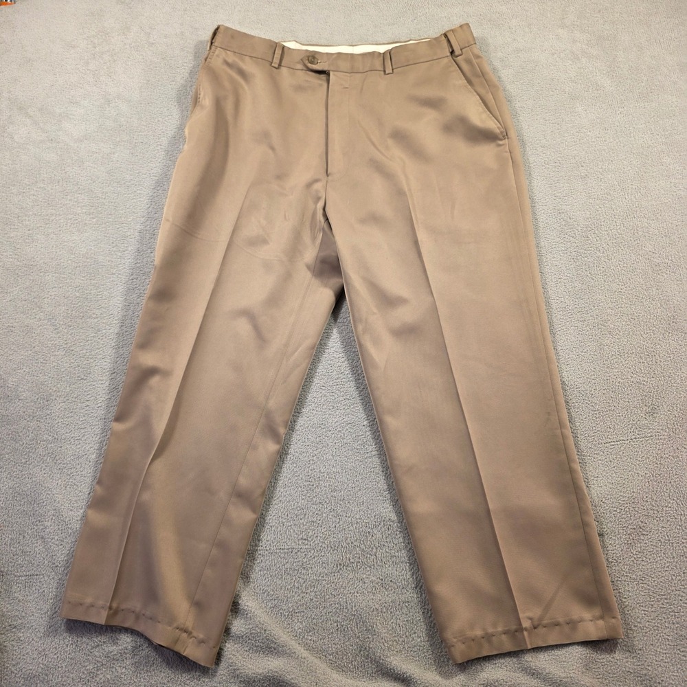Jos. A. Bank Dress Pants Mens 36x29 (Fits 34x25) Tan Leadbetter Golf Workwear